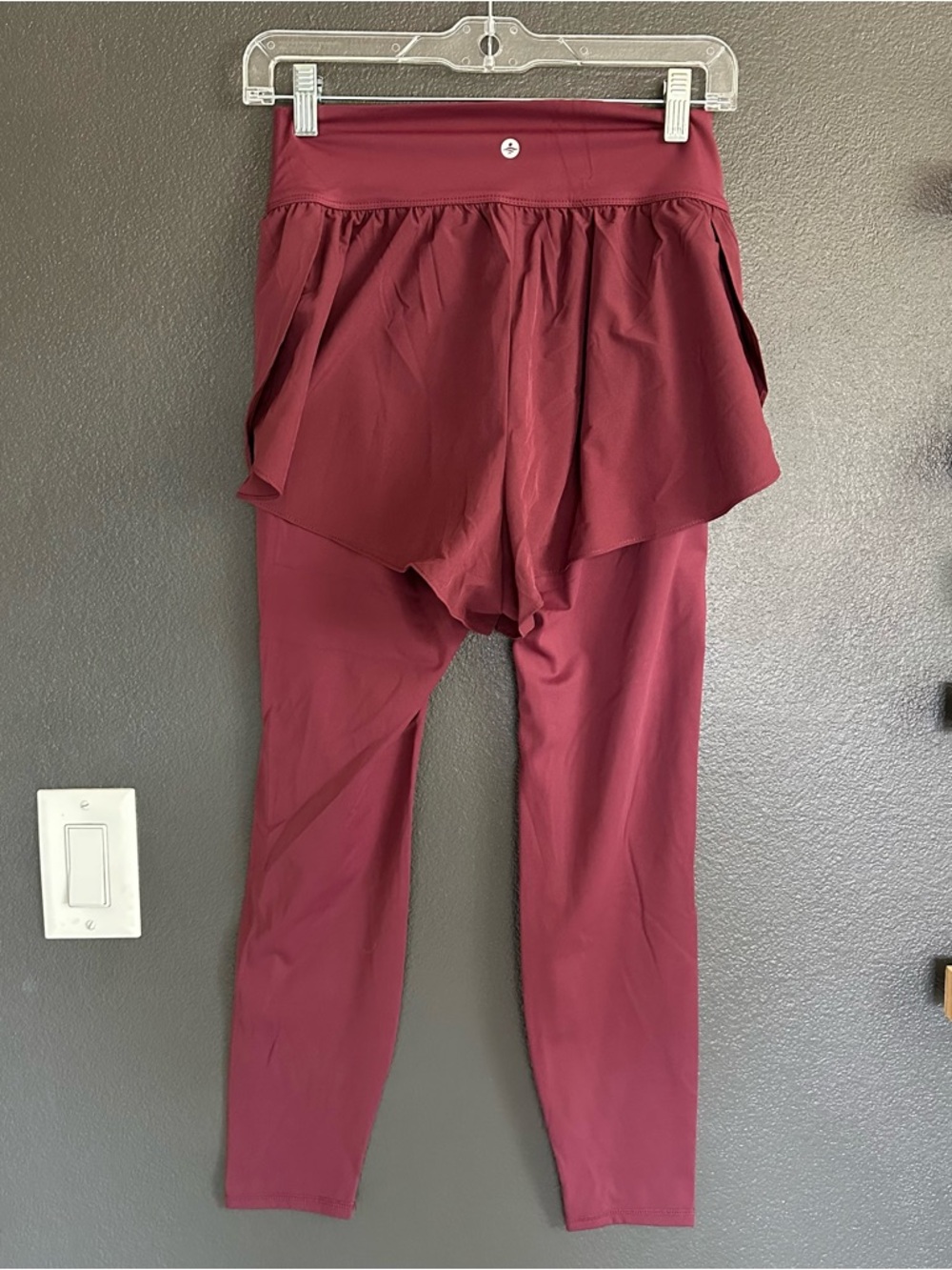 Halara Breezeful High Waisted 2-in-1 Skort Leggings Reflective Dots Pocket M - Picture 6 of 9
